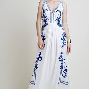 Ranna Gill Aska Embroidered Maxi Dress Anthropolog